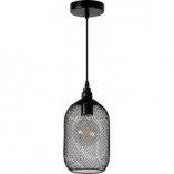 Lampa wisząca Mesh czarna | Loftowa lampa Lucide