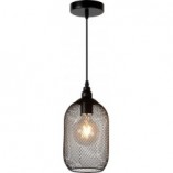 Lampa wisząca Mesh czarna | Loftowa lampa Lucide