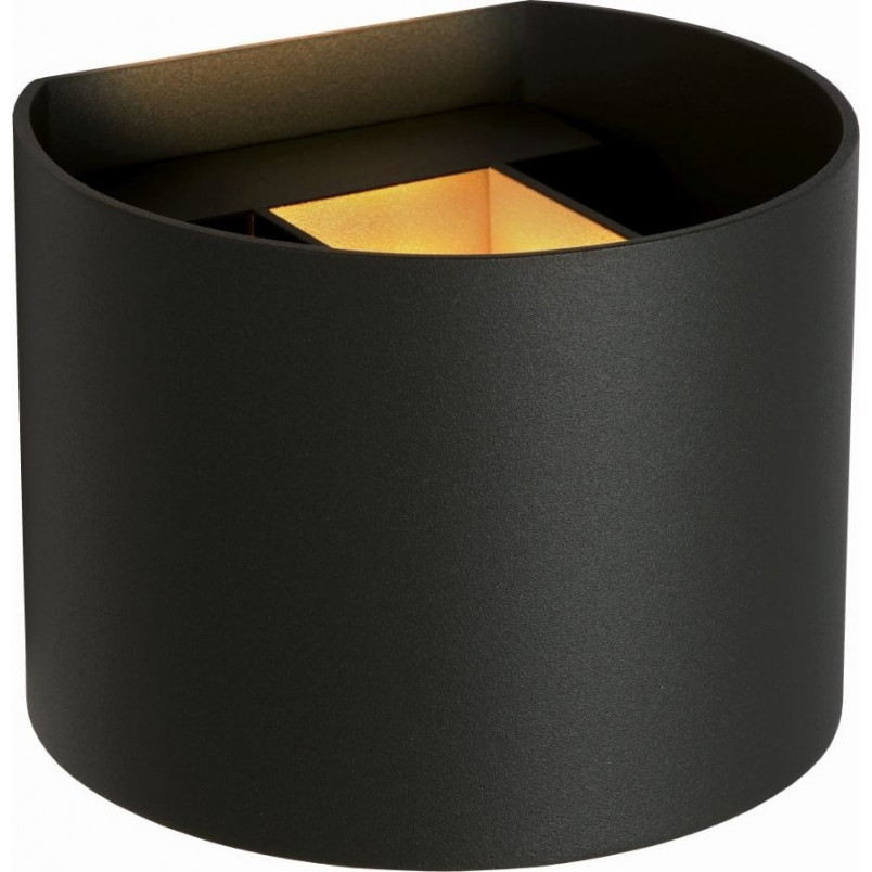 Kinkiet łazienkowy Axi Round LED czarny | Lucide