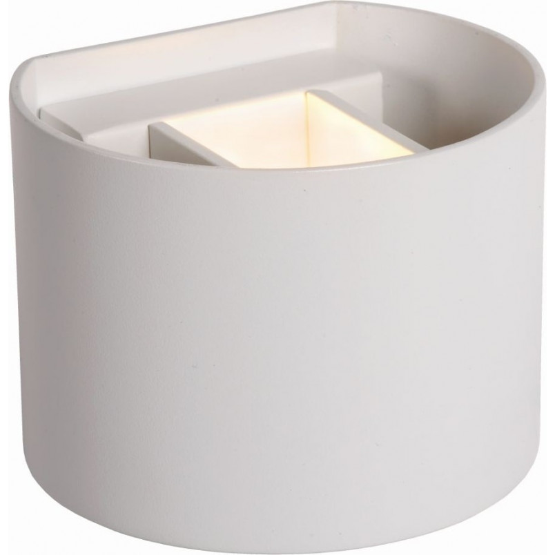 Kinkiet Łazienkowy Axi Round LED Biały | Lucide