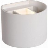 Kinkiet Łazienkowy Axi Round LED Biały | Lucide