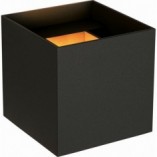 Kinkiet łazienkowy Axi Square LED czarny - Lucide
