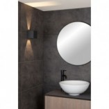 Kinkiet łazienkowy Axi Square LED czarny - Lucide