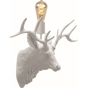 Kinkiet "Jeleń" Caribou biały Lucide | Dekoracja i Światło