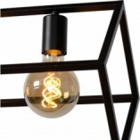 Lampa Wisząca Fabian IV Czarna - Loftowa Klatka | Lucide