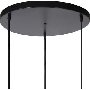 Lampa Wisząca Gosse | Biało-Mosiężna, 3xE27 | Lucide
