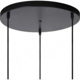 Lampa Wisząca Gosse | Biało-Mosiężna, 3xE27 | Lucide