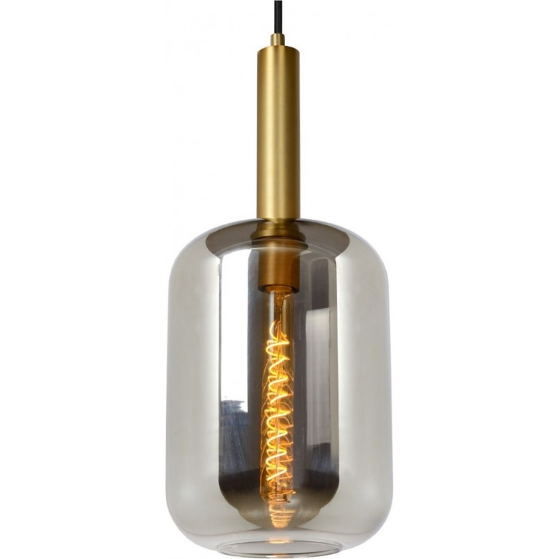 Lampa wisząca Joanet Lucide | Szkło dymione, E27 | Kup online