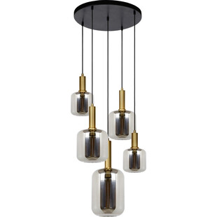 Lampa Wisząca Szklana 5-Punktowa Joanet | Lucide
