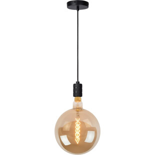 Lampa wisząca Jova - czarna, szklana, E27 | Lucide