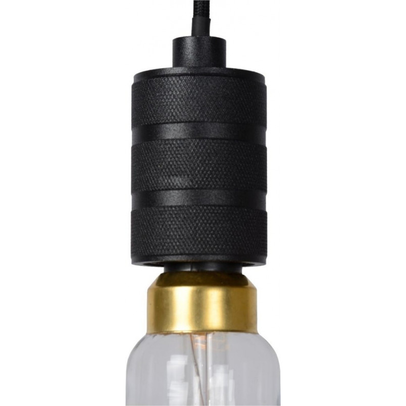 Lampa wisząca Jova - czarna, szklana, E27 | Lucide