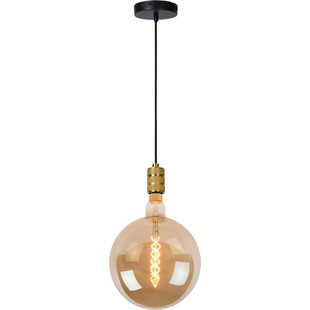 Lampa wisząca mosiężna Jova Lucide - E27, styl retro