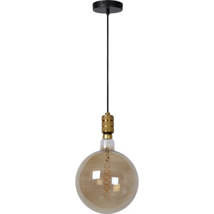 Lampa wisząca mosiężna Jova Lucide - E27, styl retro