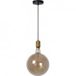 Lampa wisząca mosiężna Jova Lucide - E27, styl retro