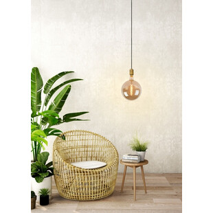 Lampa wisząca mosiężna Jova Lucide - E27, styl retro