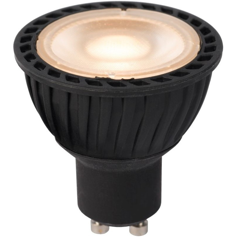 Żarówka LED GU10 5W Czarna - Ściemnialna Lucide | Sklep
