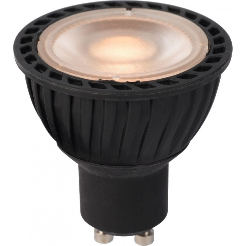 Żarówka LED GU10 5W Czarna - Ściemnialna Lucide | Sklep