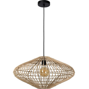 Lampa wisząca rattanowa boho Magali | Lucide - Odkryj naturalny styl
