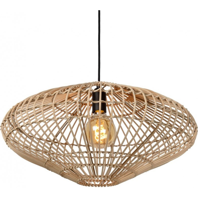 Lampa wisząca rattanowa boho Magali | Lucide - Odkryj naturalny styl