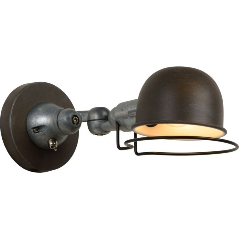 Kinkiet industrialny Lucide Honore | Loftowa lampa z metalu