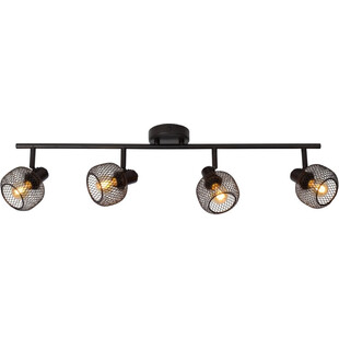 Reflektor sufitowy Maren IV czarny | Lucide - Loftowa lampa