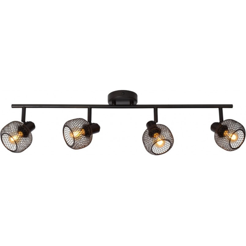 Reflektor sufitowy Maren IV czarny | Lucide - Loftowa lampa