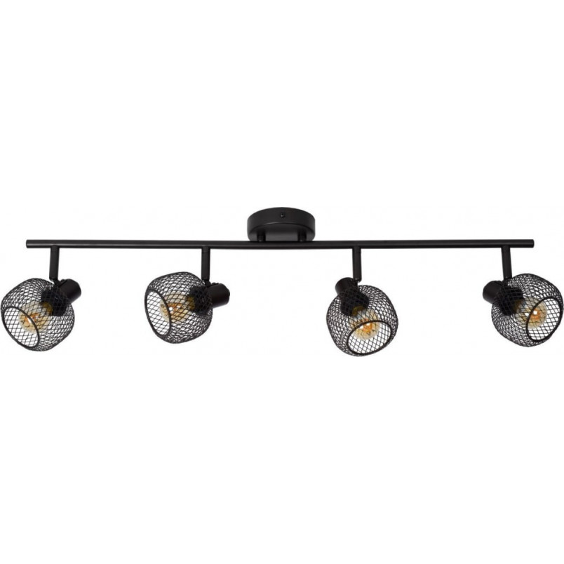 Reflektor sufitowy Maren IV czarny | Lucide - Loftowa lampa