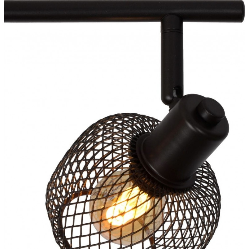 Reflektor sufitowy Maren IV czarny | Lucide - Loftowa lampa