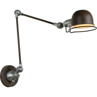 Kinkiet industrialny Lucide Honore | Loftowa lampa regulowana
