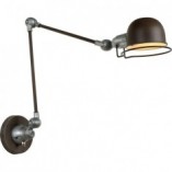 Kinkiet industrialny Lucide Honore | Loftowa lampa regulowana
