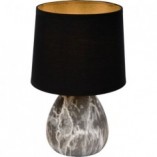 Lampa stołowa czarna Marmo | Lucide - Eleganckie oświetlenie
