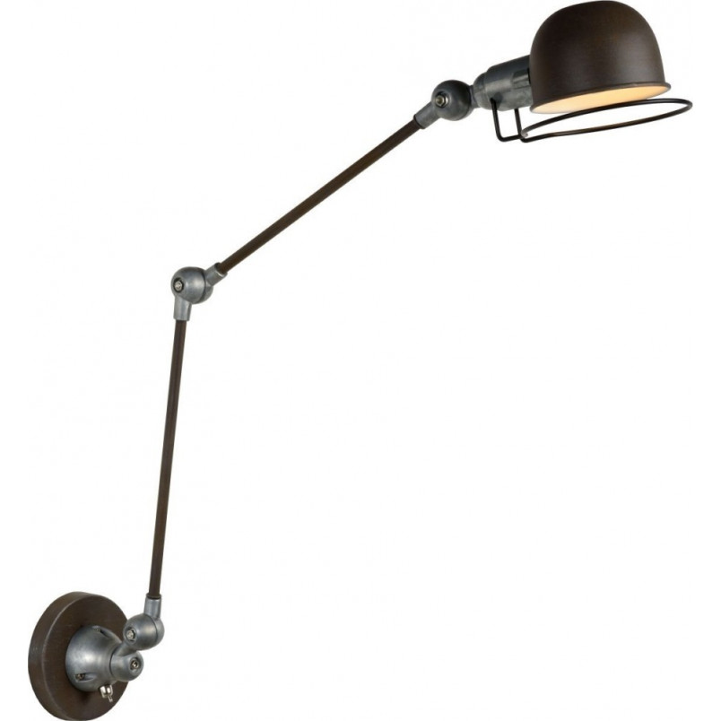Kinkiet industrialny Lucide Honore | Loftowa lampa regulowana
