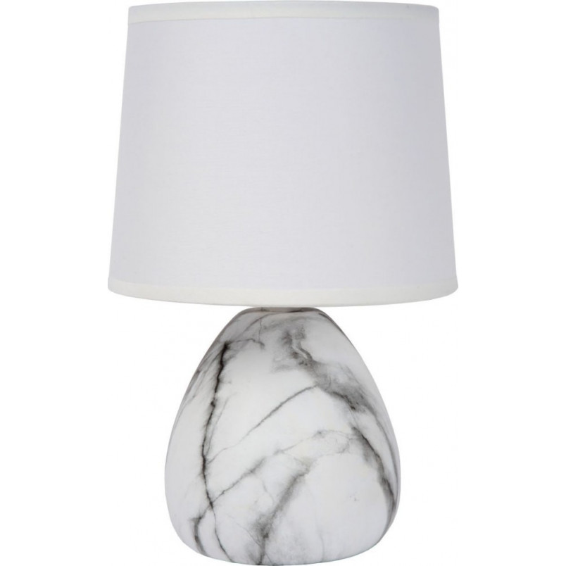 Lampa stołowa Marmo biała | Lucide - Elegancki Design