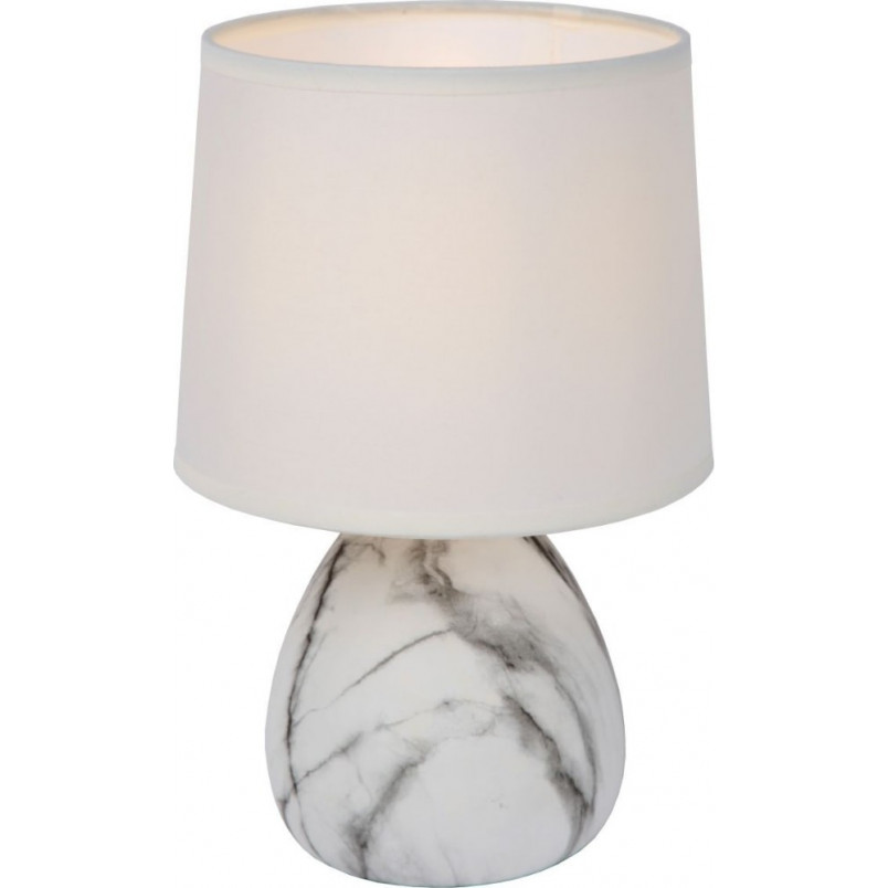 Lampa stołowa Marmo biała | Lucide - Elegancki Design