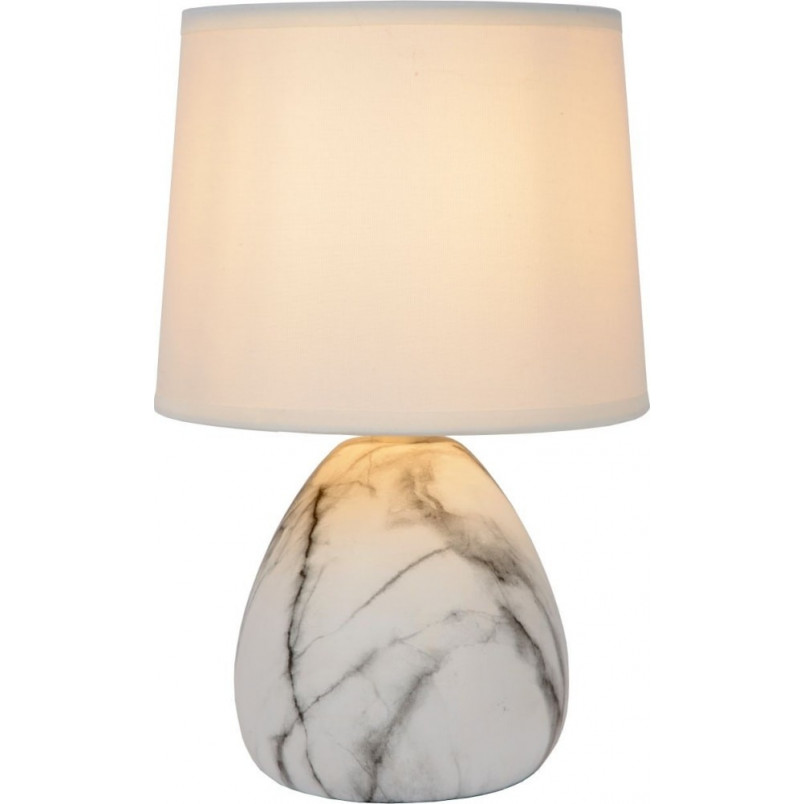 Lampa stołowa Marmo biała | Lucide - Elegancki Design