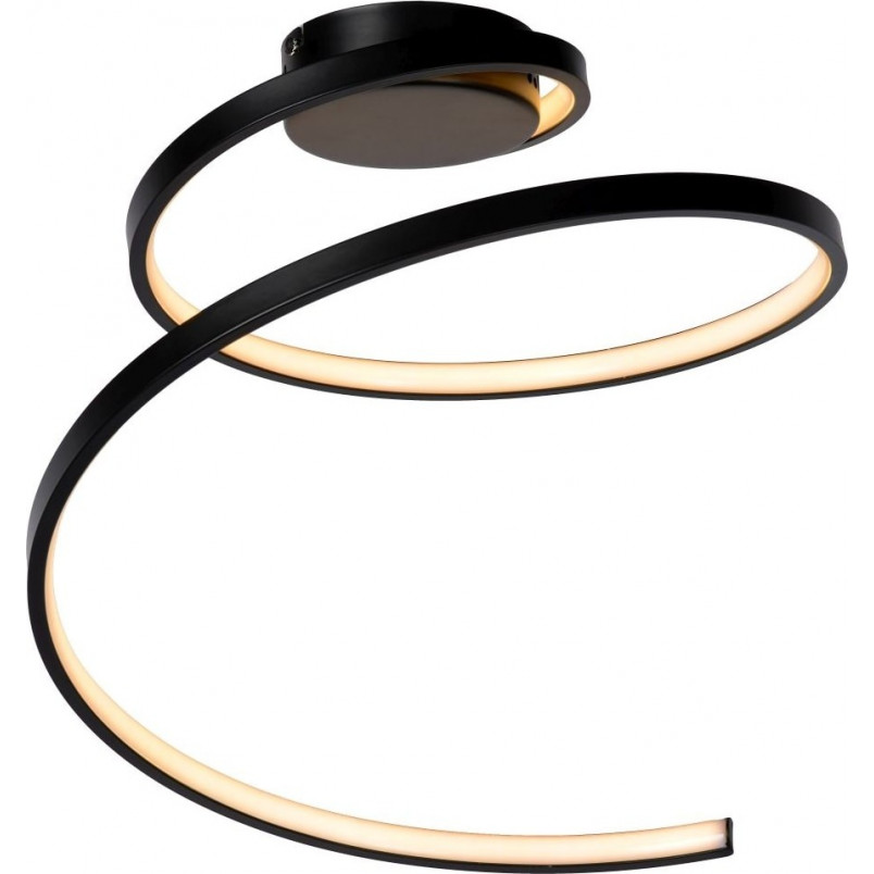 Plafon LED Maxence czarny - Nowoczesne oświetlenie Lucide
