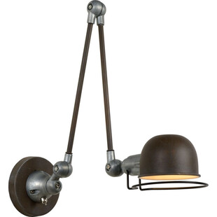 Kinkiet industrialny Lucide Honore | Loftowa lampa regulowana
