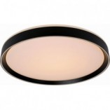 Plafon LED Nuria Czarny | Nowoczesne Lampy Lucide