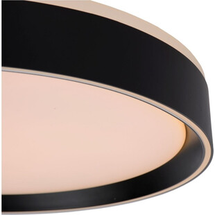 Plafon LED Nuria Czarny 40cm | Nowoczesne Lampy Lucide