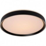 Plafon LED Okrągły Nuria Czarny 50cm | Lucide