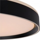 Plafon LED Okrągły Nuria Czarny 50cm | Lucide