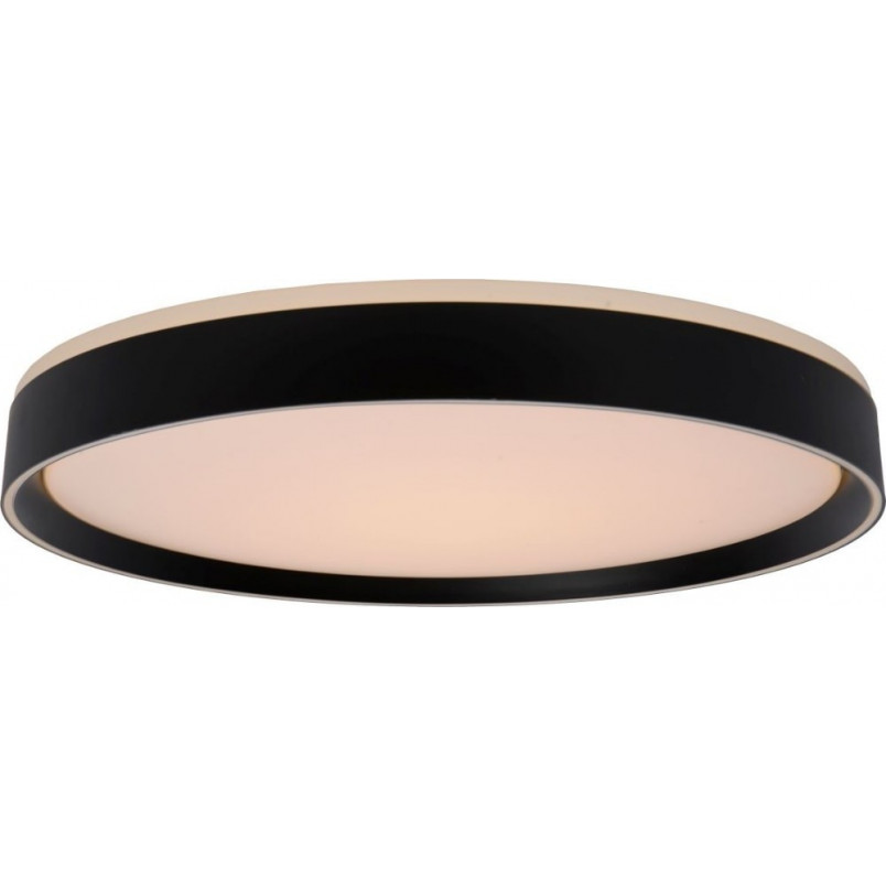 Plafon LED Okrągły Nuria Czarny 50cm | Lucide