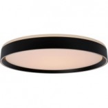 Plafon LED Okrągły Nuria Czarny 50cm | Lucide