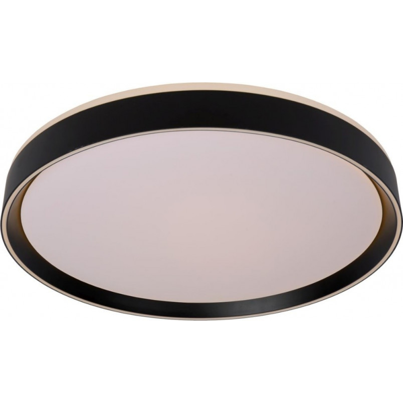 Plafon LED Okrągły Nuria Czarny 50cm | Lucide