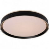 Plafon LED Okrągły Nuria Czarny 50cm | Lucide
