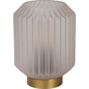 Lampa stołowa biało-złota Lucide Sueno - Eleganckie oświetlenie