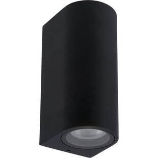 Kinkiet elewacyjny Zaro Round II czarny | Lucide