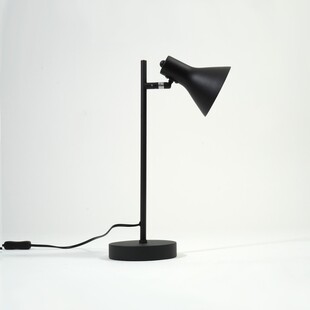 Lampa biurkowa industrialna Nina | Czarno-złota Reality