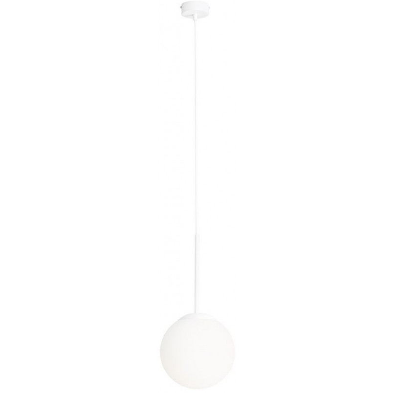 Lampa wisząca szklana Bosso Mini biała | Aldex