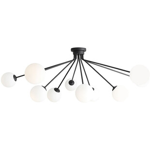 Lampa sufitowa szklane kule Holm X biało-czarny marki Aldex